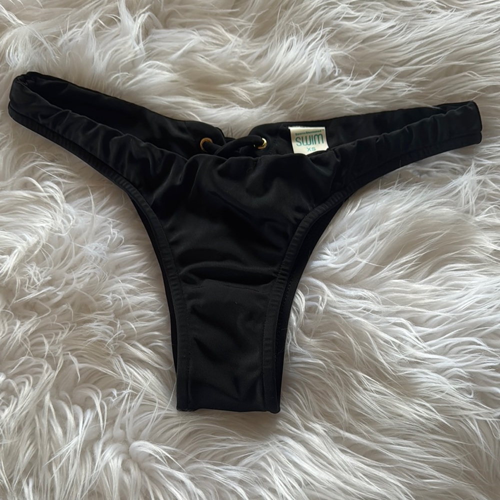 Sports Illustrated Swim Black Bikini Bottom